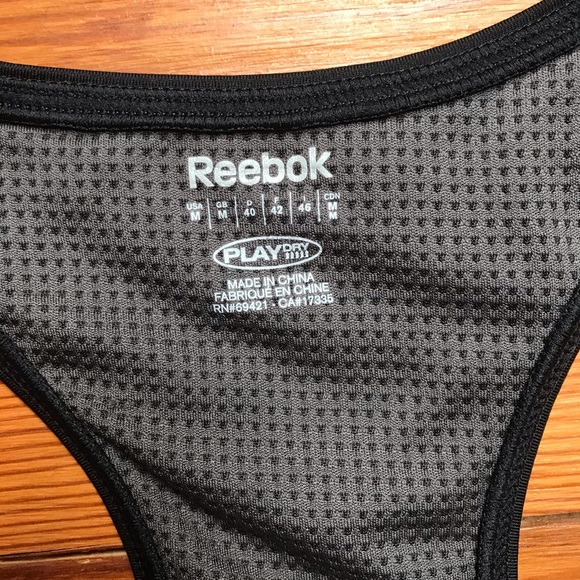 Reebok Brown Floral Tank Top, EUC, M - Picture 7 of 15